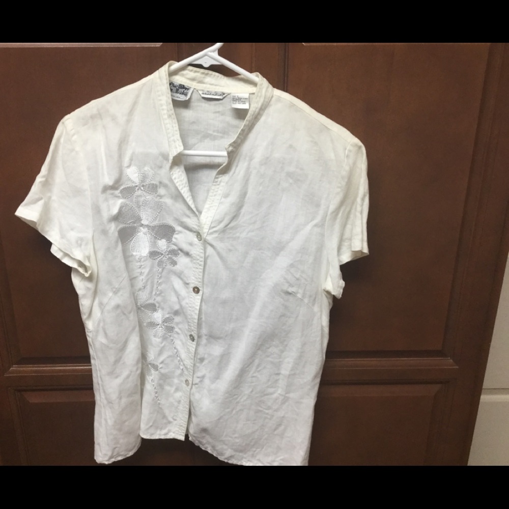 Vintage Richard Malcolm Irish Linen Top